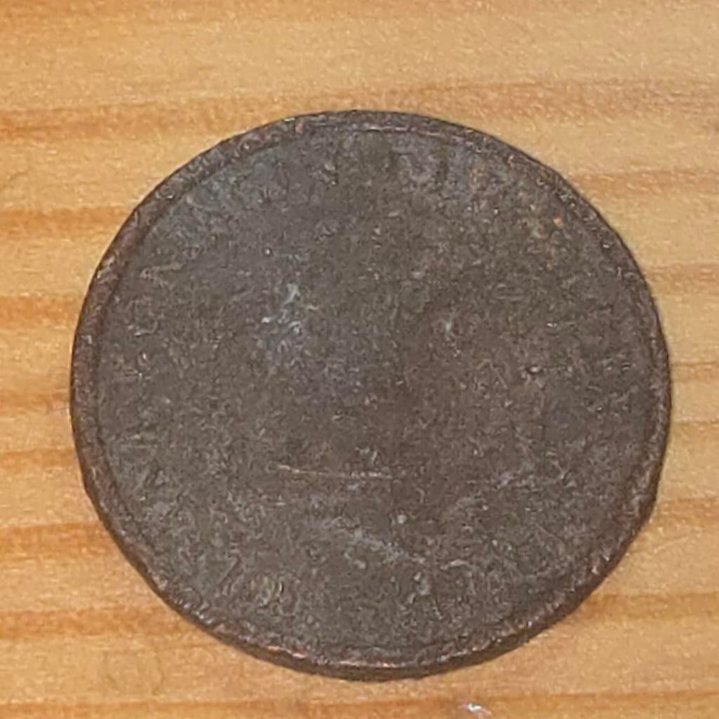 Oude koperen munt, mogelijk 18e eeuw, Postzegels en Munten, Ophalen of Verzenden, Vóór koninkrijk, Overige waardes, Losse munt