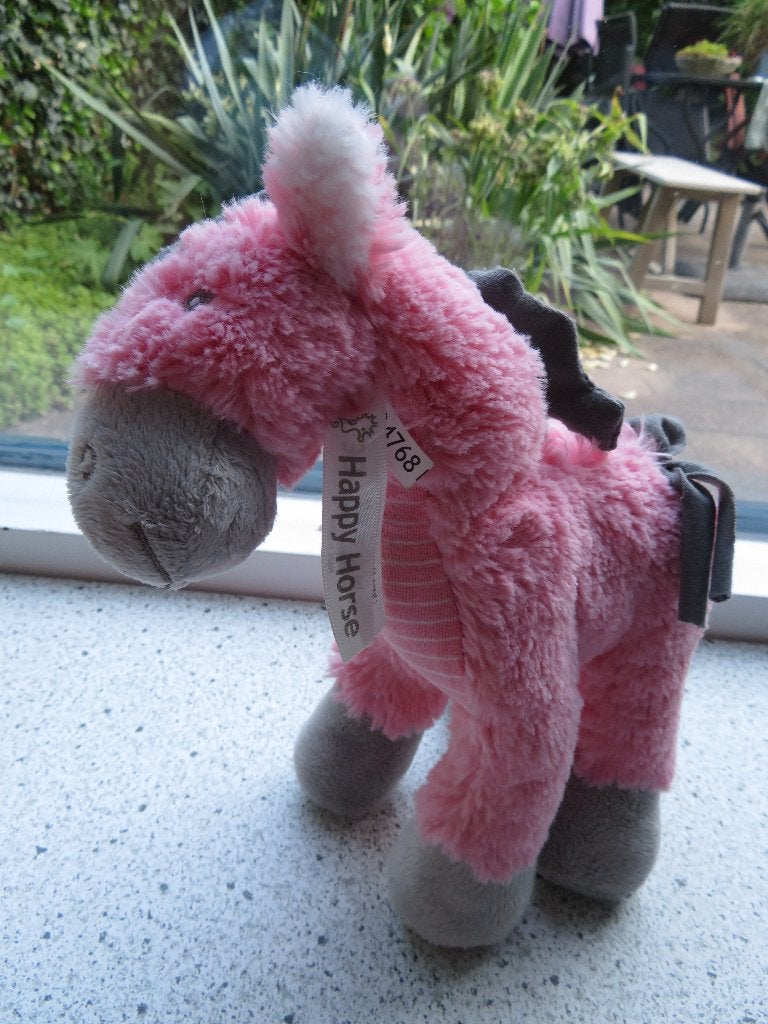 Paard of paardje Hadel merk Happy Horse, Kinderen en Baby's, Speelgoed | Knuffels en Pluche, Paard, Happy Horse, Wasbaar, Ophalen of Verzenden