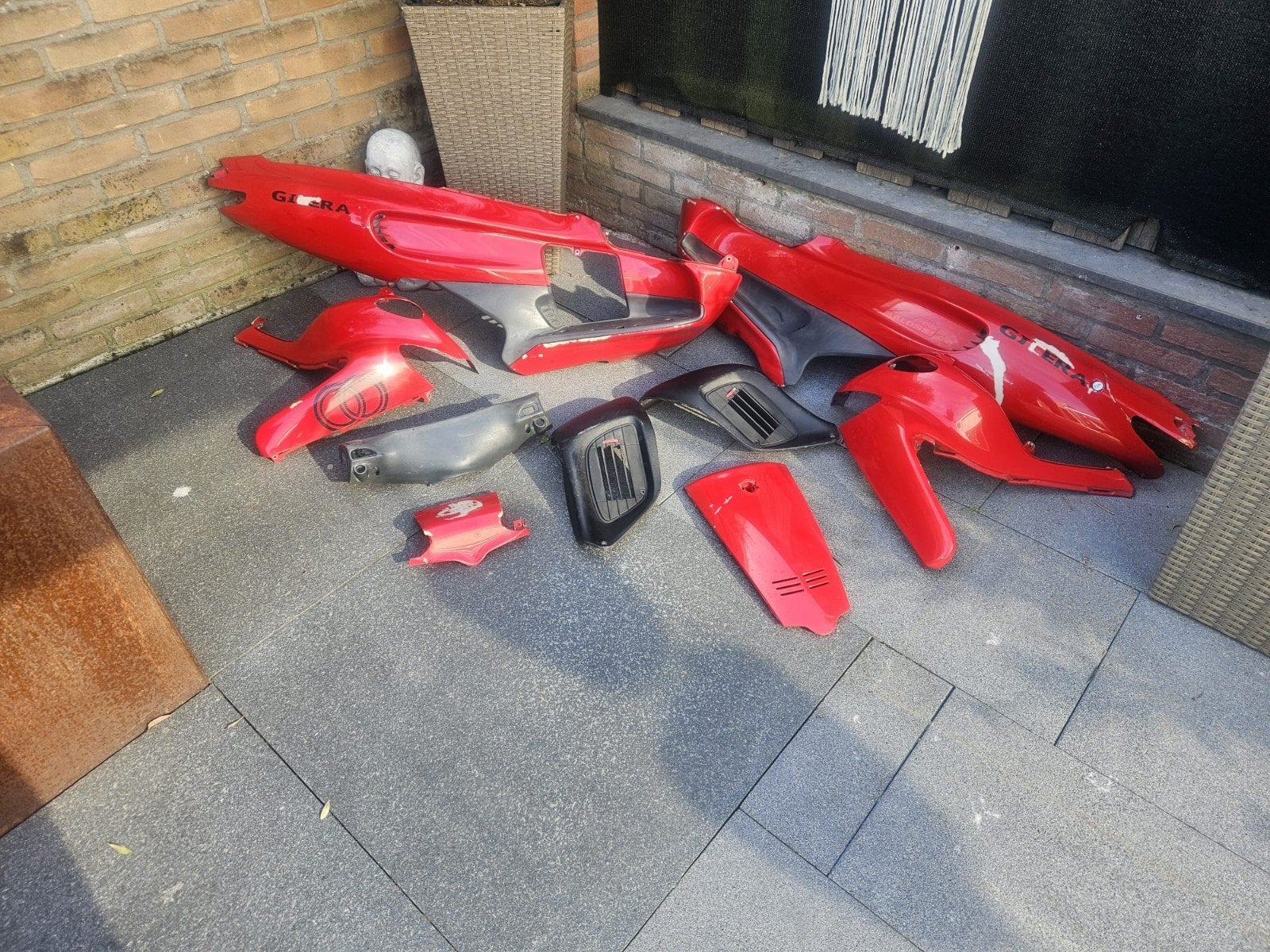 Gilera Runner Kappen Set Rood - Diverse Onderdelen, Ophalen, Gebruikt, Kap, Overige merken