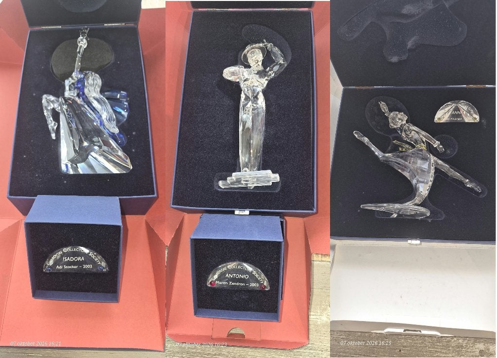 Swarvoski jaarstukken 2002 tot 2004, Ophalen of Verzenden, Zo goed als nieuw, Figuurtje
