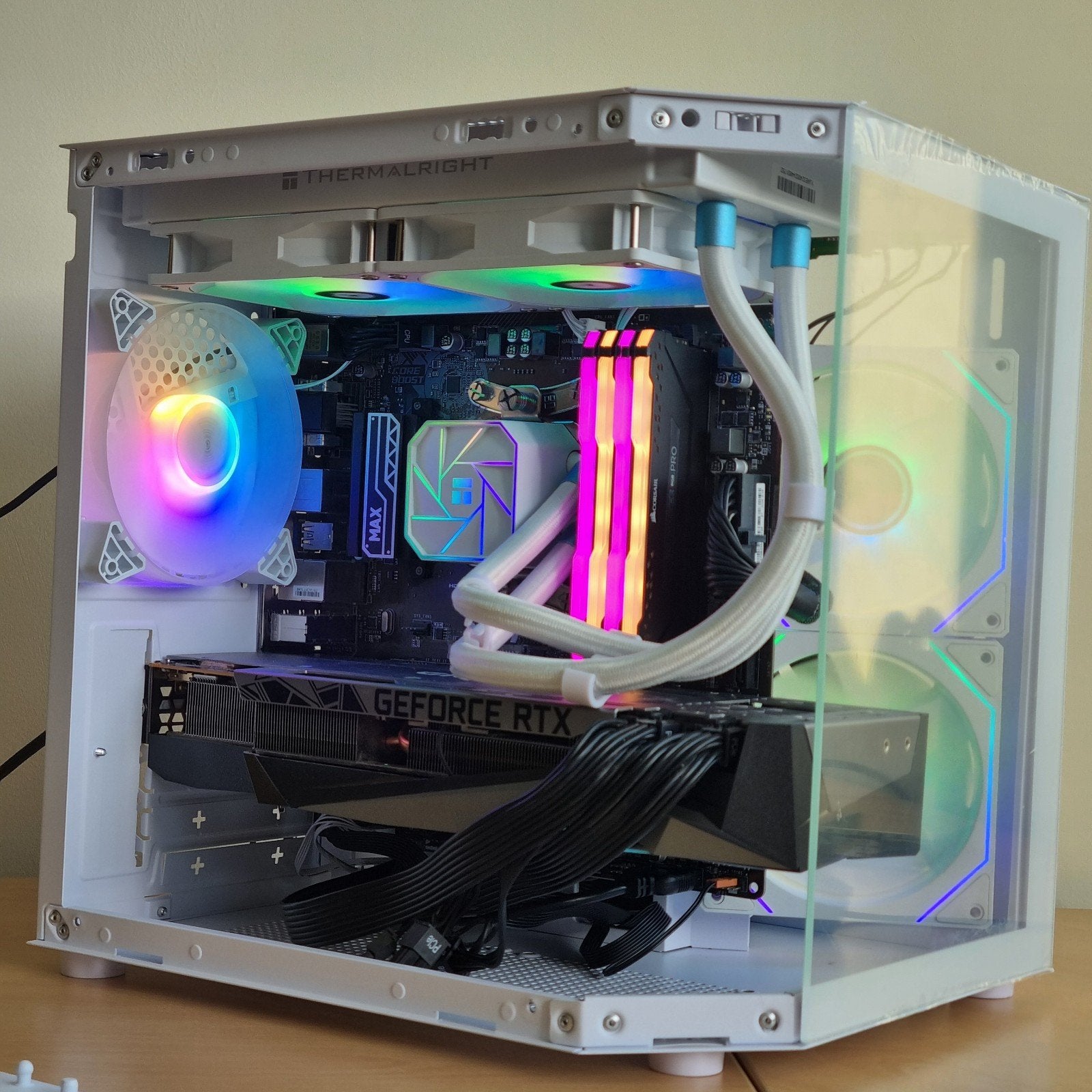 RTX 3080 ULTRA WHITE Game PC | Ryzen 9 | 32Gb 1.3Tb | NIEUW, Computers en Software, Ophalen of Verzenden, Nieuw