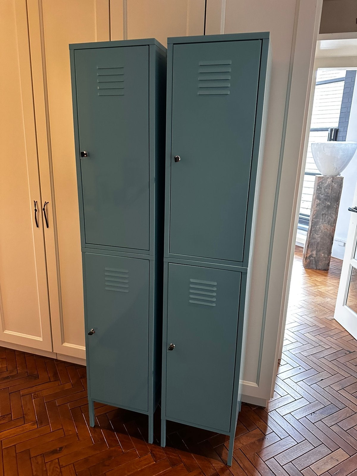 IKEA locker PS Cabinet turquoise, Ophalen, Zo goed als nieuw, Metaal