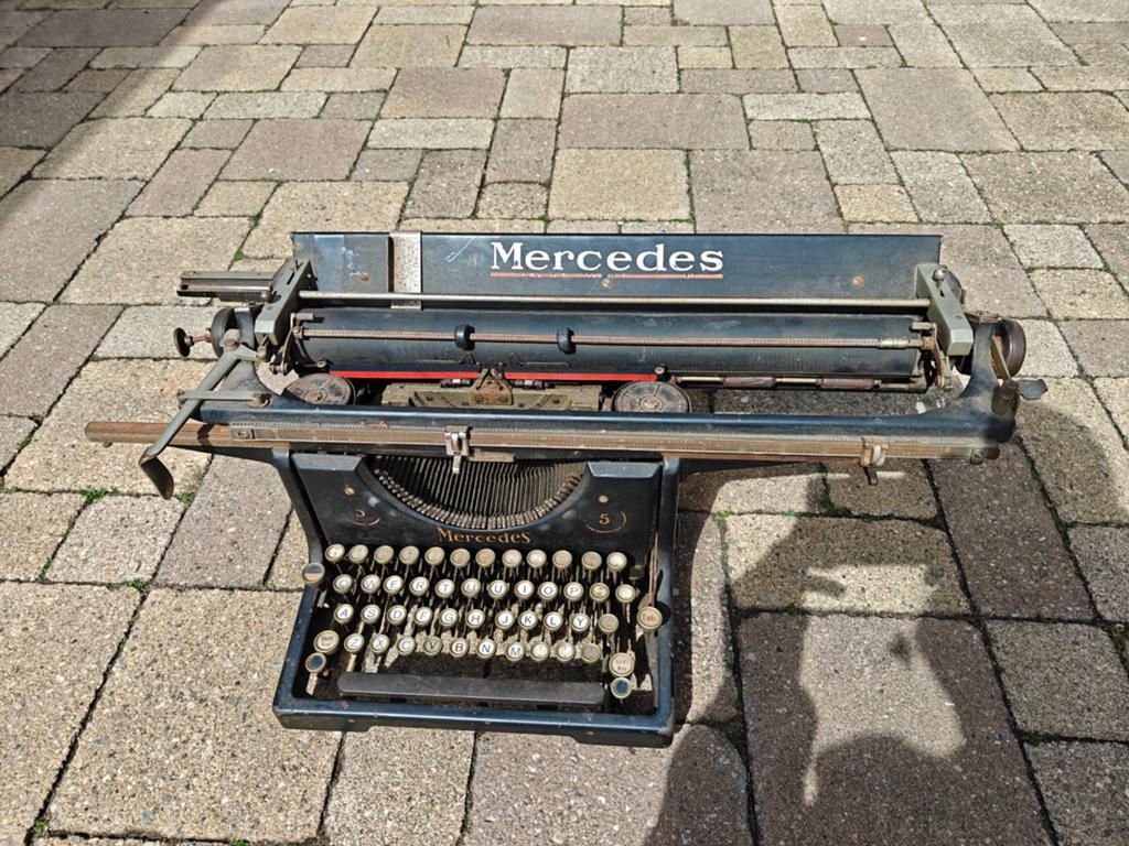 Mercedes typemachine, Diversen, Typemachines, Gebruikt, Ophalen of Verzenden