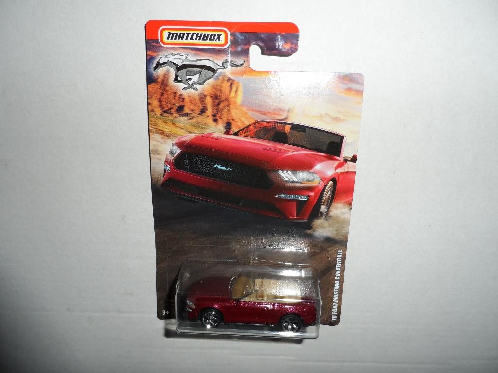 Matchbox - '18 Ford Mustang Convertible - 1:64, Ophalen of Verzenden, Nieuw, Auto