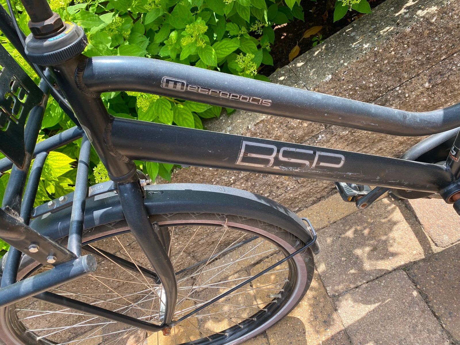 BSP Metropolis fiets - Gebruikt, Fietsen en Brommers, Fietsen | Dames | Damesfietsen, Terugtraprem, Gebruikt, 50 tot 53 cm, Ophalen