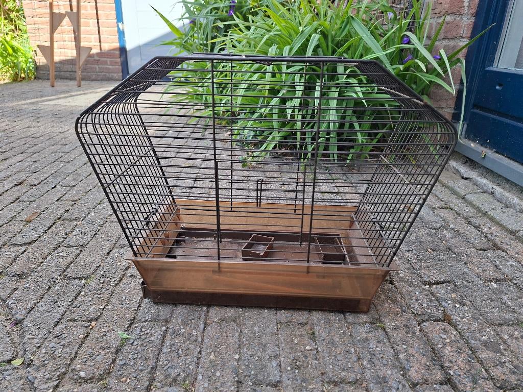 Vogelkooitje, Dieren en Toebehoren, Vogels | Hokken en Kooien, Ophalen, Gebruikt, Metaal, Vogelkooi