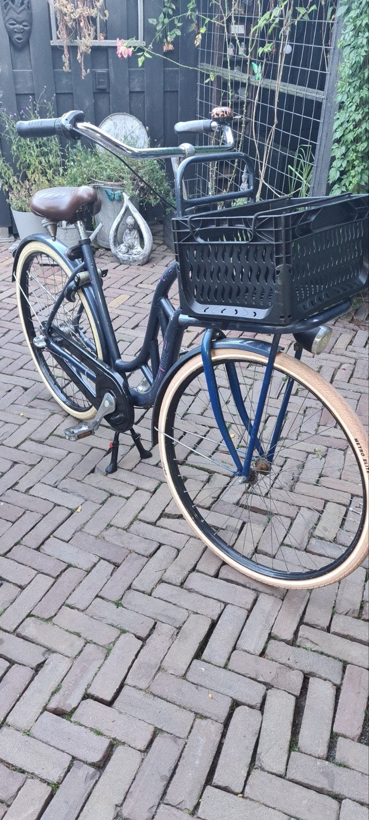 Vogue Lifter Damesfiets met Mand, Terugtraprem, Gebruikt, Versnellingen, 50 tot 53 cm