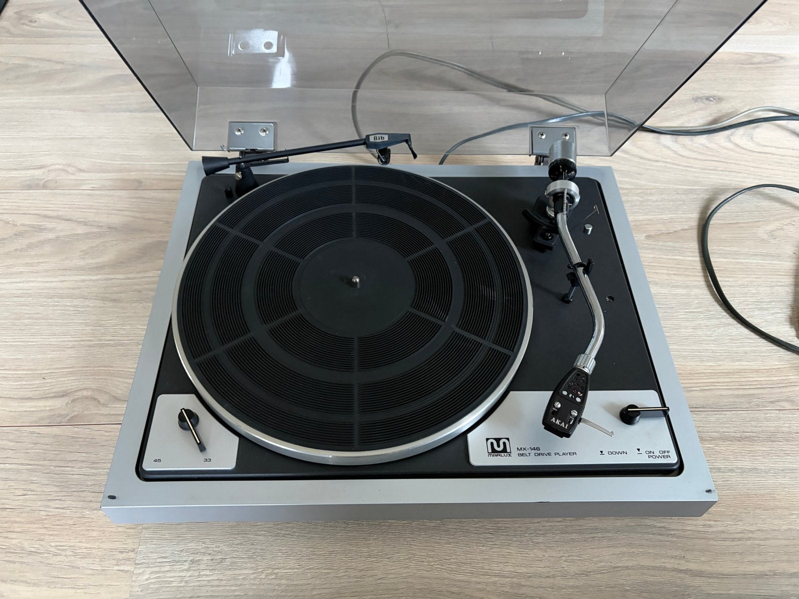 Marlux MX-146 Platenspeler met Shure M75ED Element, Ophalen of Verzenden, Gebruikt, Platenspeler, Overige merken