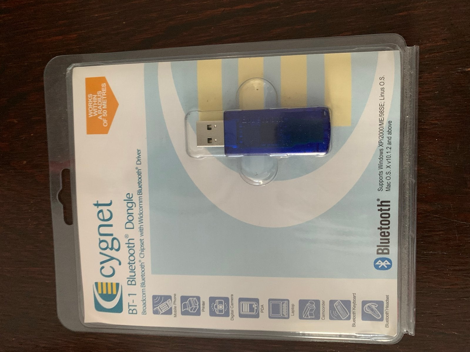 Cygnet BT-1 Bluetooth Dongle USB Adapter, Ophalen, Nieuw