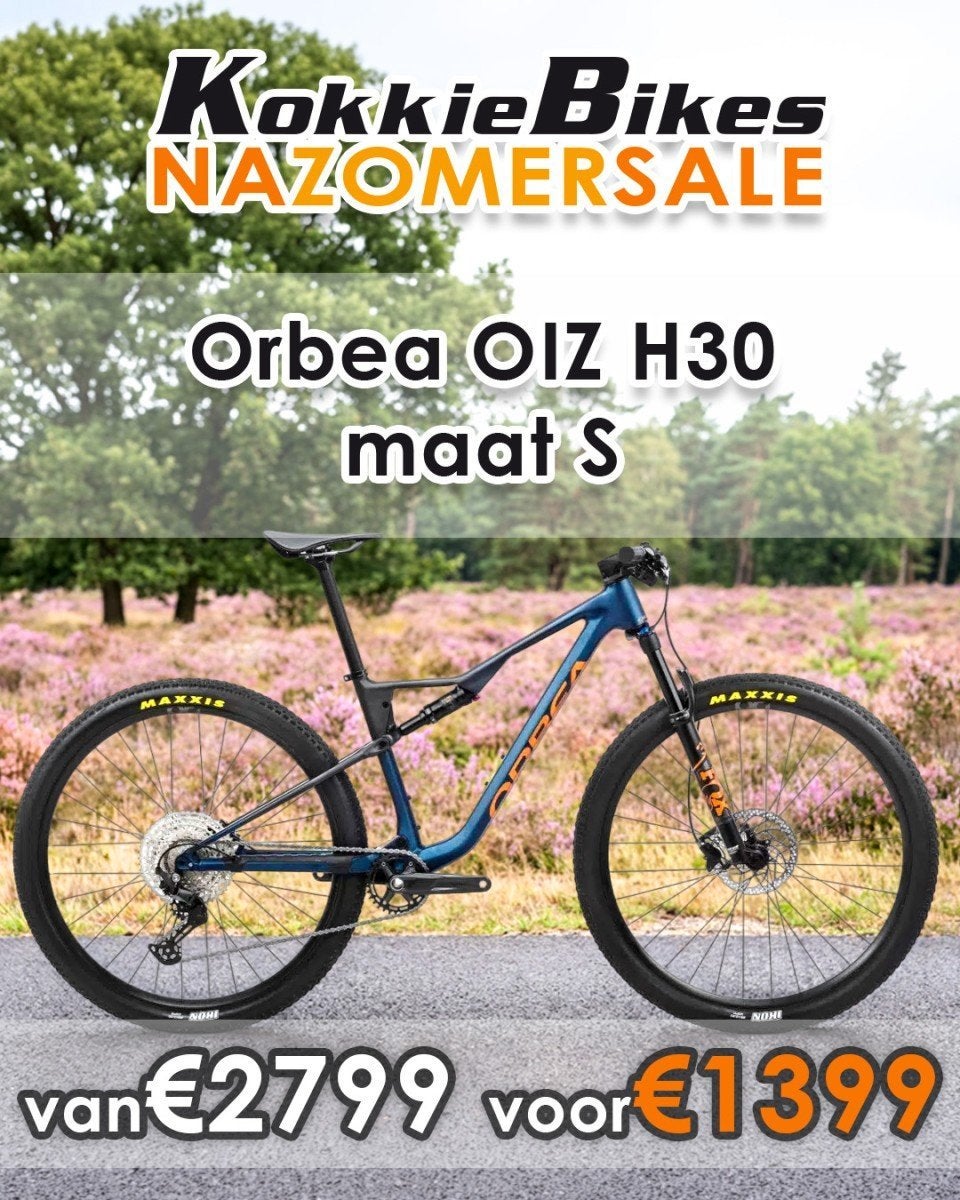 Orbea Oiz H30 ACTIE Moondust Blue-Leo Orange S, -, -, Nieuw, -