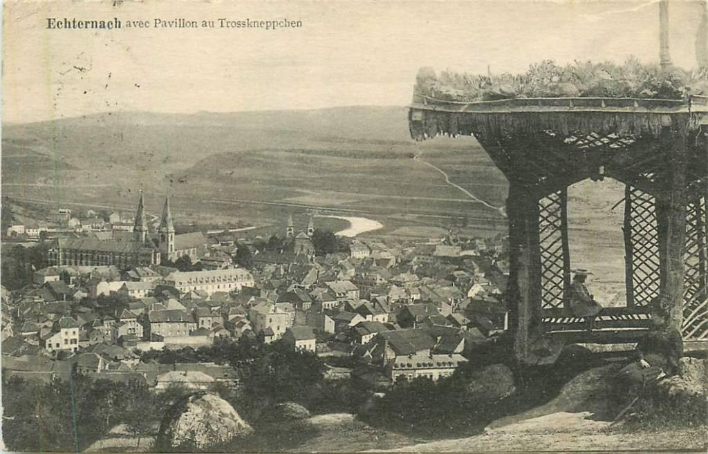 381-442-003 Echternach avec Pavillon au Trosskneppchen, Verzenden, Voor 1920, Overig Europa