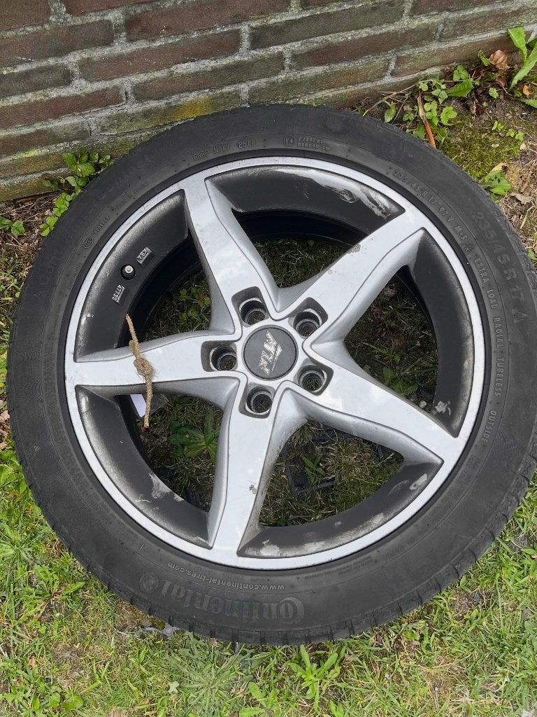 Set Velgen "17 235/45 Volvo C70 (2e generatie), Ophalen, Gebruikt, Velg(en), 17 inch