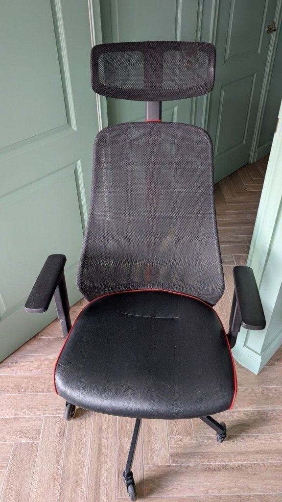 IKEA MATCHSPEL Gaming Desk chair Gamestoel/Bureaustoel, Ophalen, Zwart, Bureaustoel, Ergonomisch