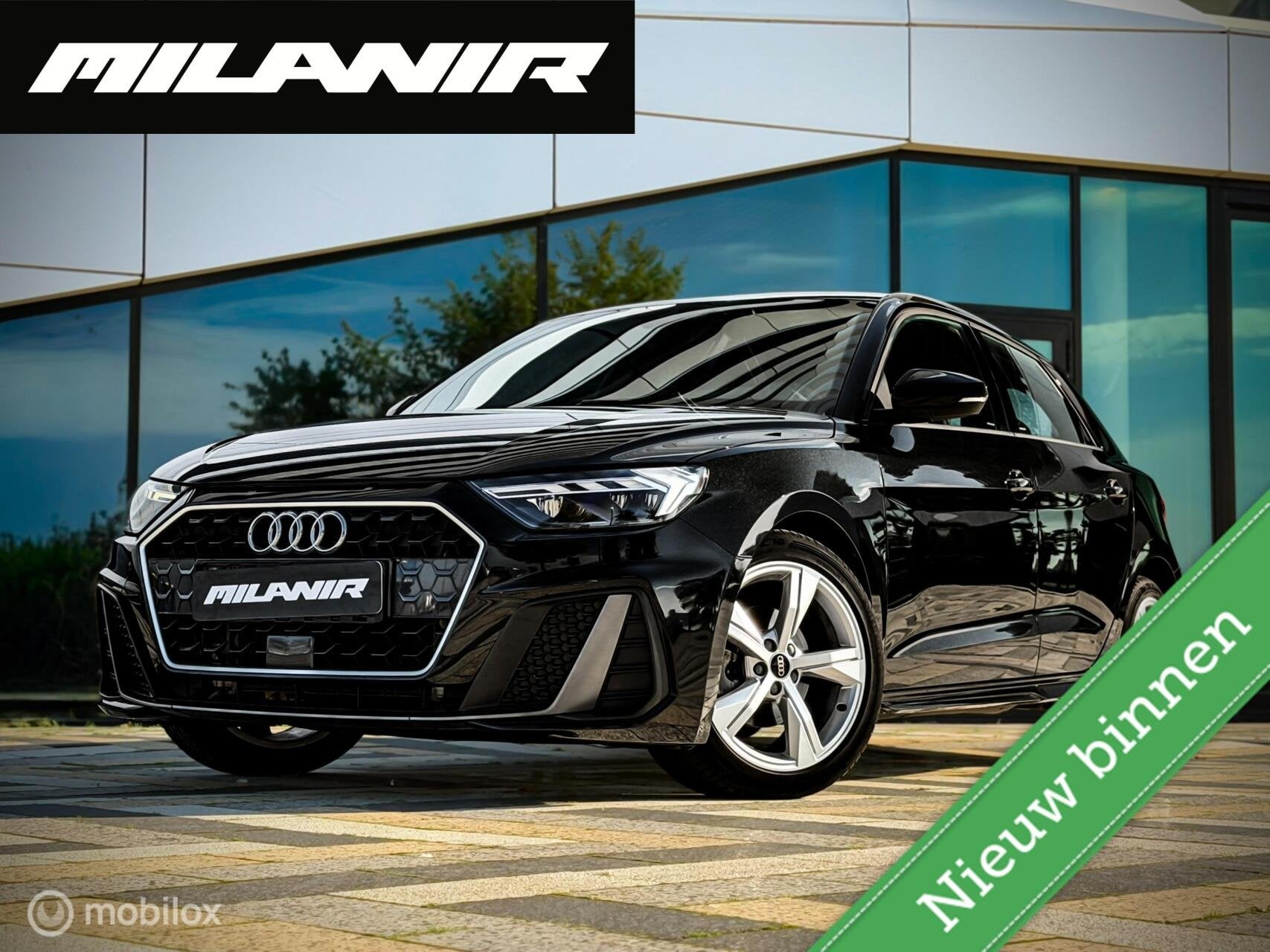 Audi A1 Sportback 30 TFSI S-Line | BTW | Carplay, Auto's, Zwart, Zwart, Bedrijf, 3 cilinders