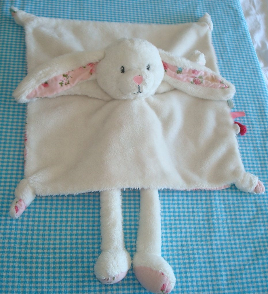 LITTLE DUTCH knuffeldoekje KONIJN pink blossom groot, Kinderen en Baby's, Gebruikt, Little Dutch, Konijn, Ophalen of Verzenden
