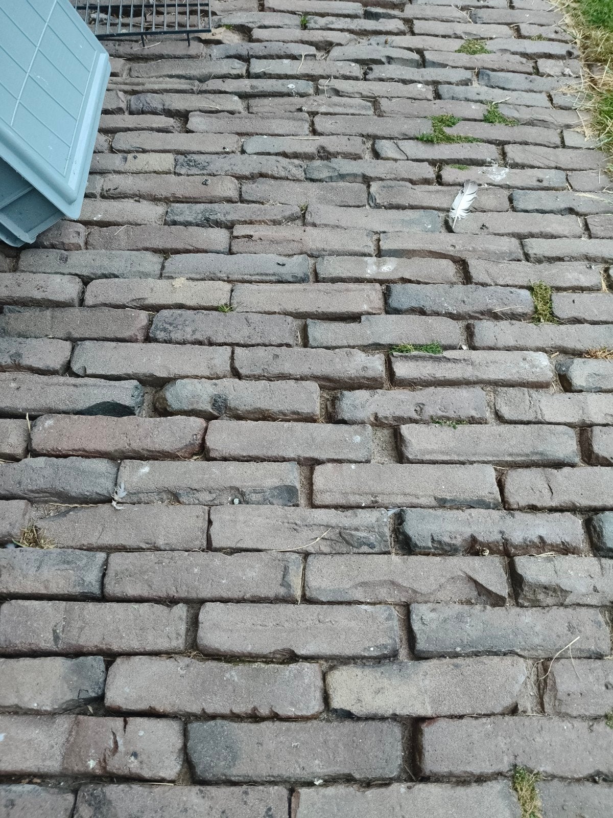 Oude gebakken waaltjes - ca. 80m2 beschikbaar, Gebruikt, Keramiek, Klinkers, Ophalen of Verzenden
