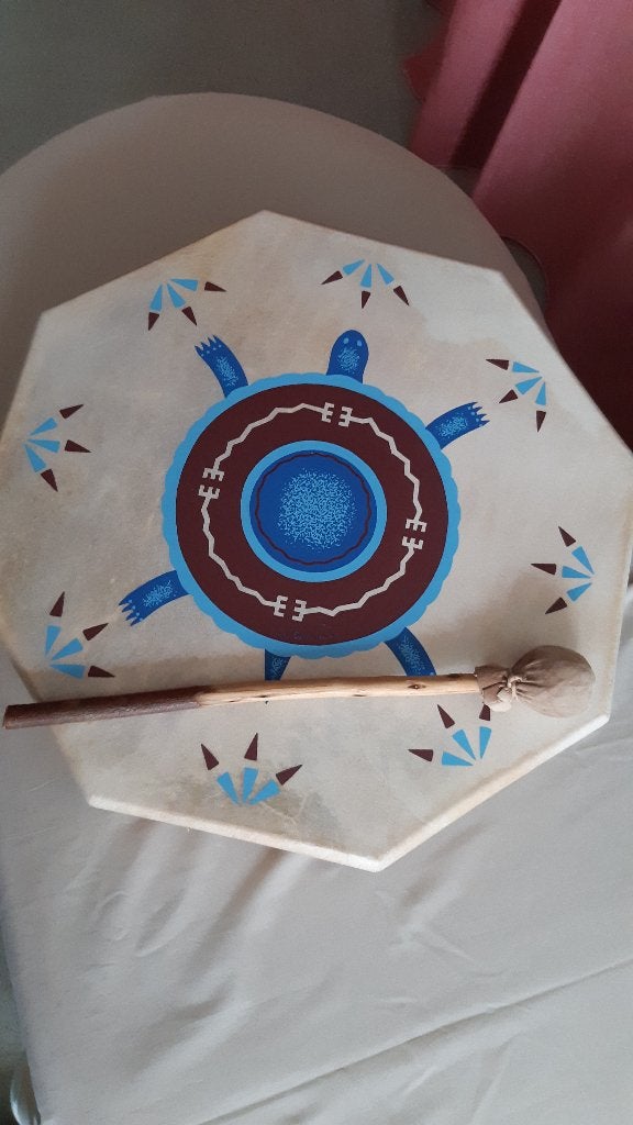 sjamanen medicijn hand trommel drum, Ophalen, Zo goed als nieuw, Trommel