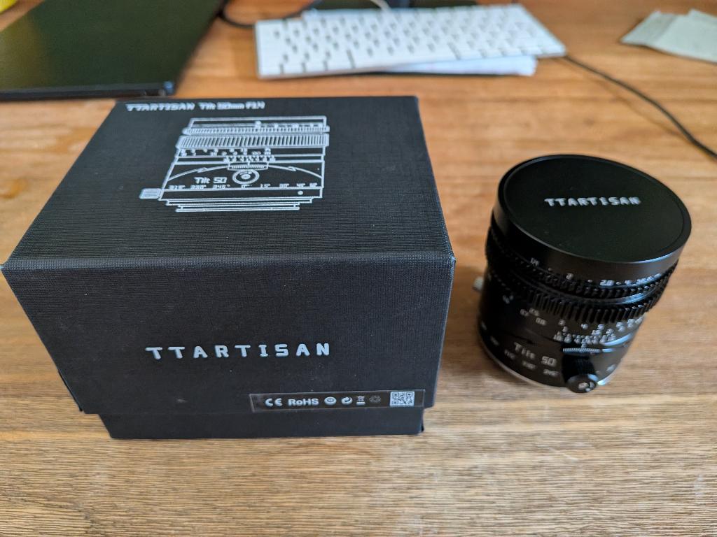 TTArtisan Tilt 50mm f1.4 (RF Mount), Audio, Tv en Foto, Fotografie | Lenzen en Objectieven, Ophalen of Verzenden, Zo goed als nieuw