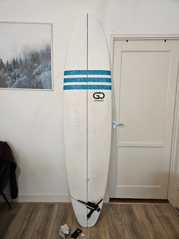 Surfplank Surfboard GO 7'6, Ophalen, Gebruikt, Longboard, Met koord