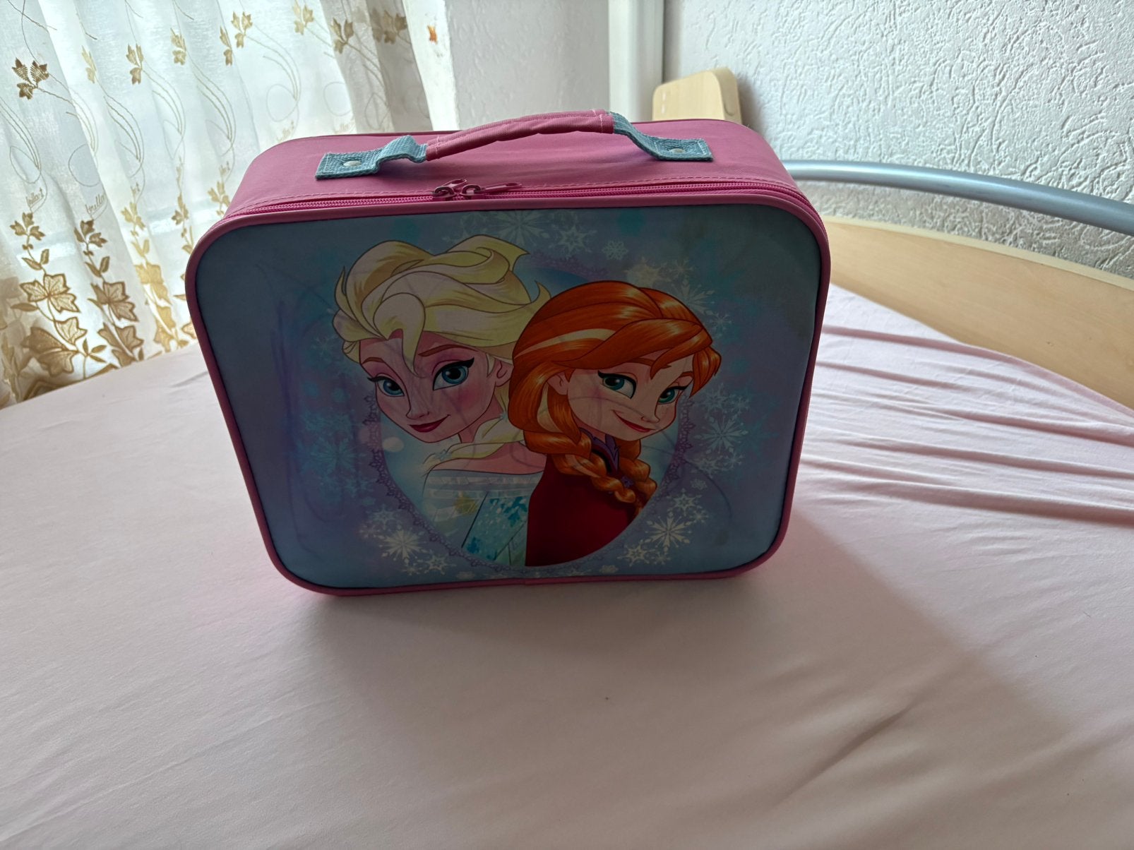 Leuke Roze Disney Frozen (Anna & Elsa), Gebruikt, Minder dan 30 cm, Overige typen, Ophalen of Verzenden