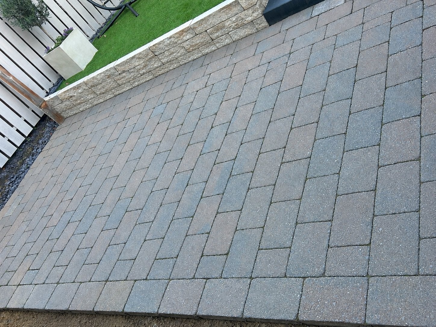 Gebruikte betonnen klinkers voor terras of oprit, Ophalen, Gebruikt, Klinkers, 10 m² of meer