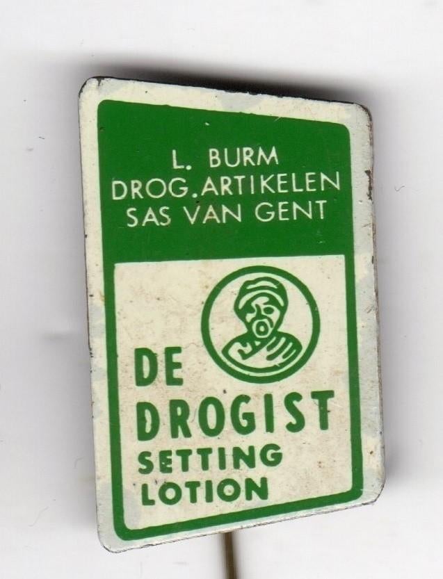 Speldje DE DROGIST L BURM DROGISTERIJ ARTIKELEN SAS VAN GENT, Ophalen of Verzenden, Gebruikt, Overige onderwerpen