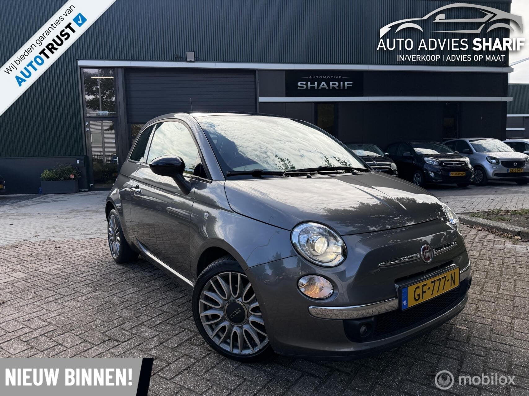 Fiat 500 0.9 TwinAir Turbo Cult Navigatie|Panoramdak|NL AUTO, Voorwielaandrijving, Gebruikt, 905 kg, Bedrijf