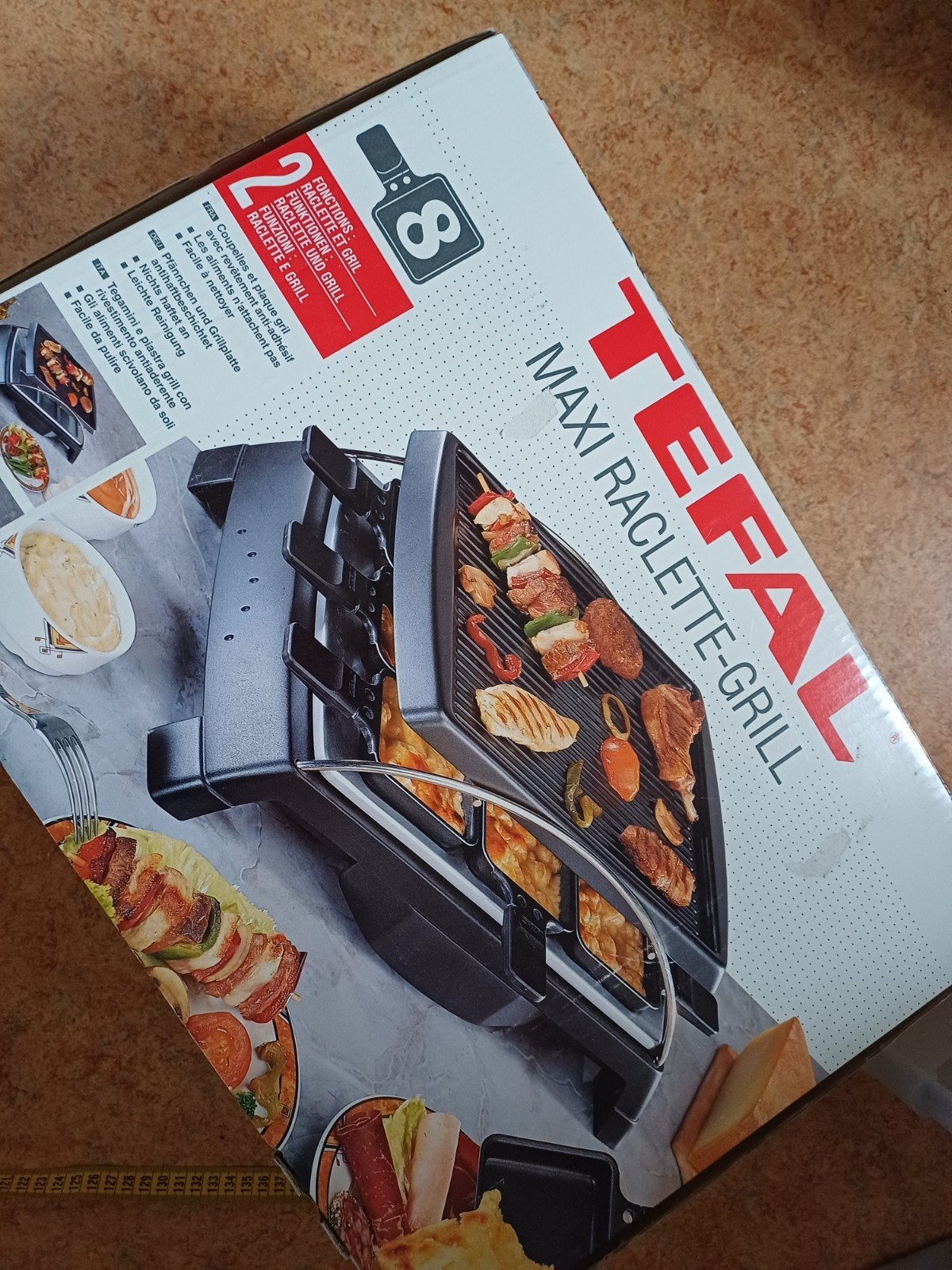 2x  gebruikt   gourmetstel TEFAL, Ophalen, Nieuw