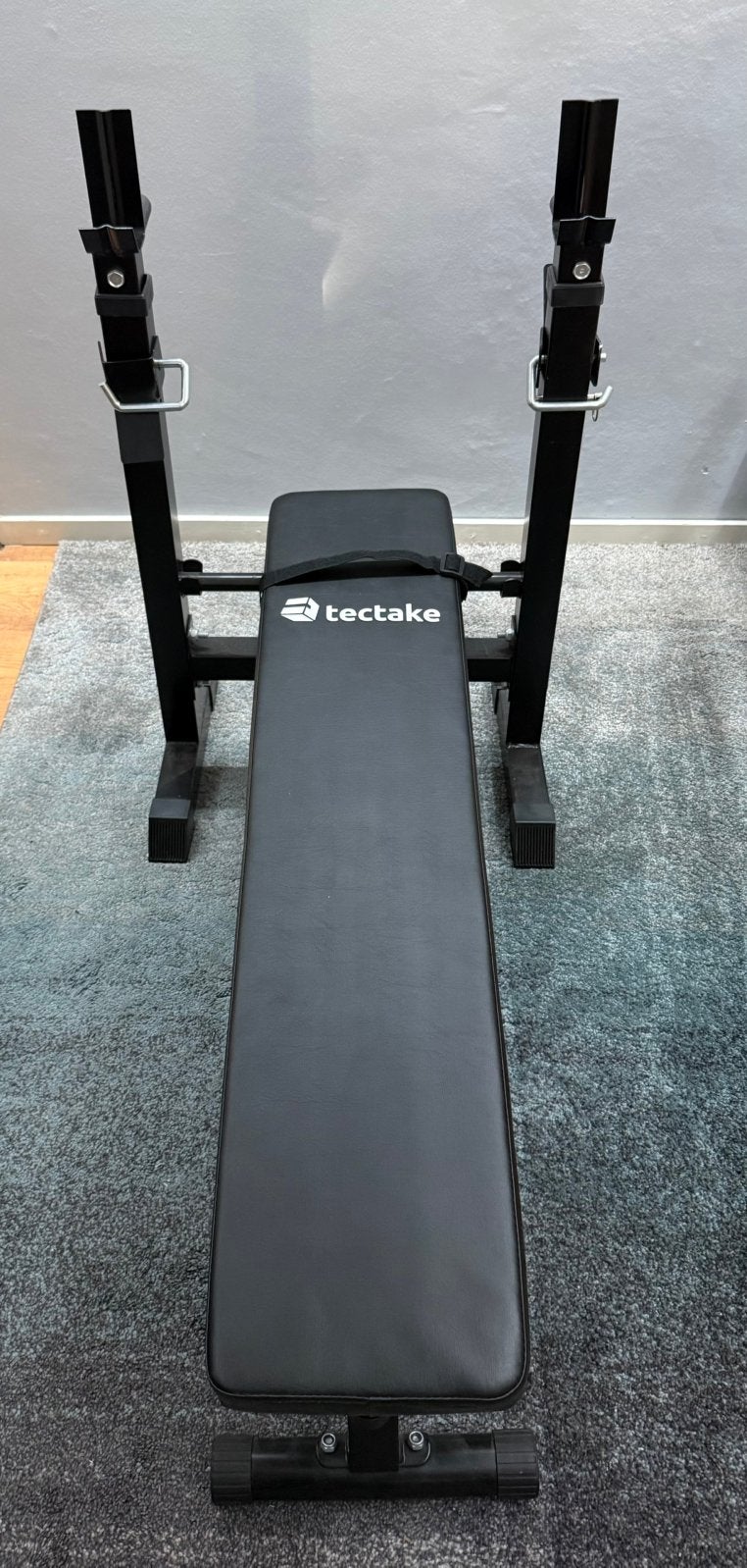 Fitness bankje en curl bar., Ophalen, Zo goed als nieuw, Krachtstation