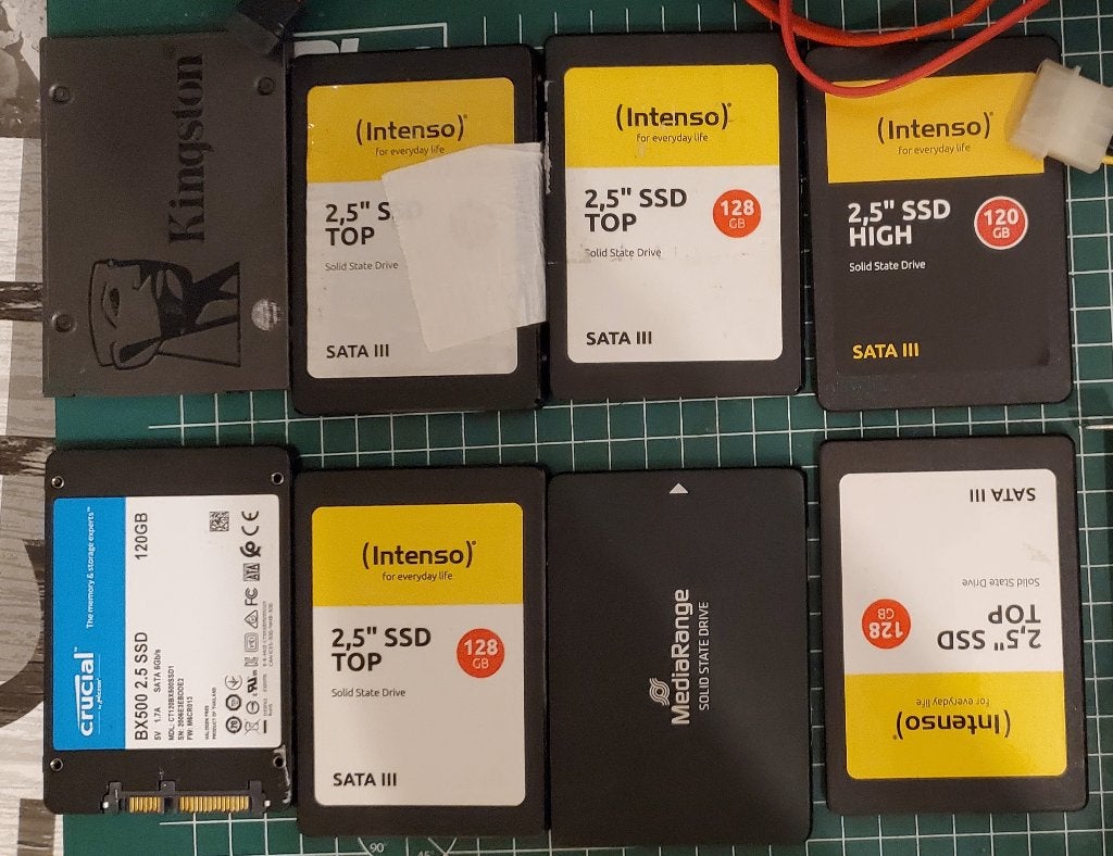 [ophalen] ssd disk, Computers en Software, Harde schijven, Ophalen, Gebruikt, Desktop, Intern