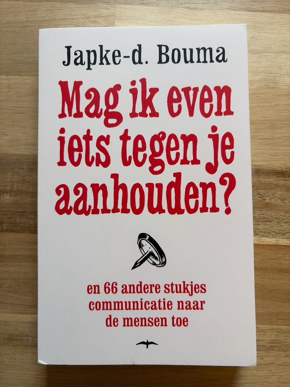 Gesigneerd boek van Japke-d. Bouma, Ophalen of Verzenden, Zo goed als nieuw, Nederland