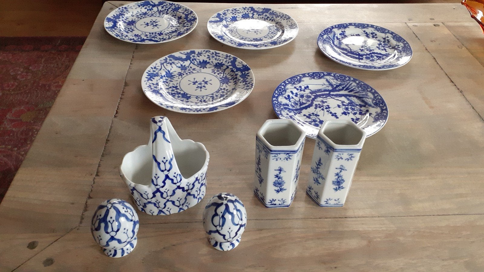 Delfts blauw/ chinees servies mag weg voor klein prijsje, Antiek en Kunst, Ophalen of Verzenden