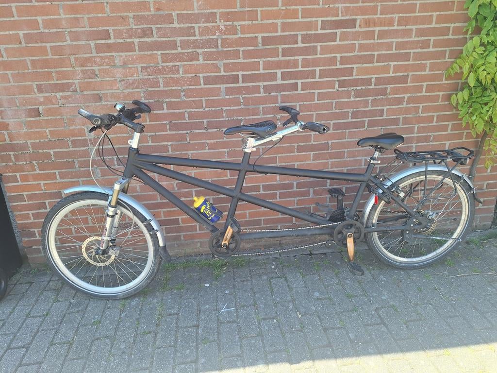 Sporttandem met 27 versnellingen en schijfremmen, 53 tot 57 cm, Ophalen of Verzenden, 51 tot 55 cm, Meer dan 20 versnellingen