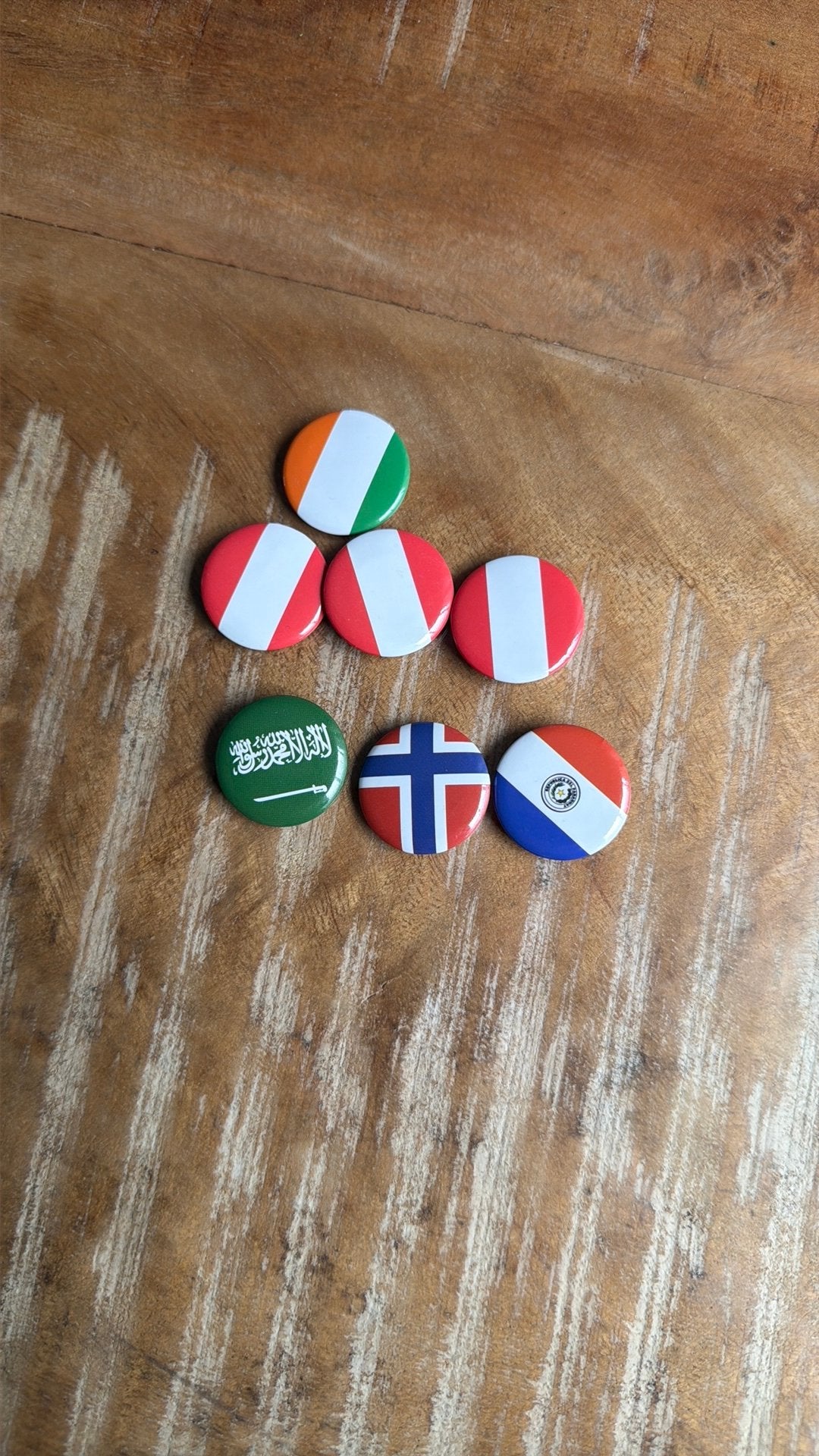 WK buttons, Ophalen, Zo goed als nieuw, Overige typen