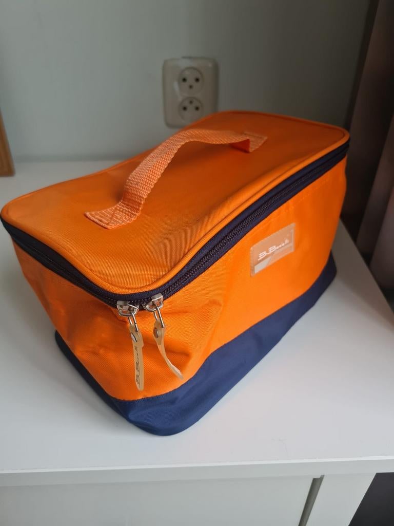 Handige toilettas B.Bocelli, Ophalen, Zo goed als nieuw, Oranje, Heer of Dame