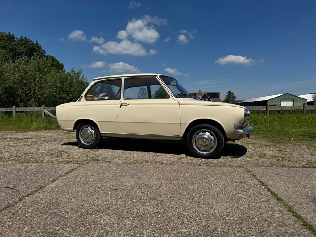 DAF 55 1.1 DE Luxe AUT 1971, Auto's, Oldtimers, Particulier, Daf, Benzine, Hatchback, Automaat, Origineel Nederlands, Beige, Overige kleuren