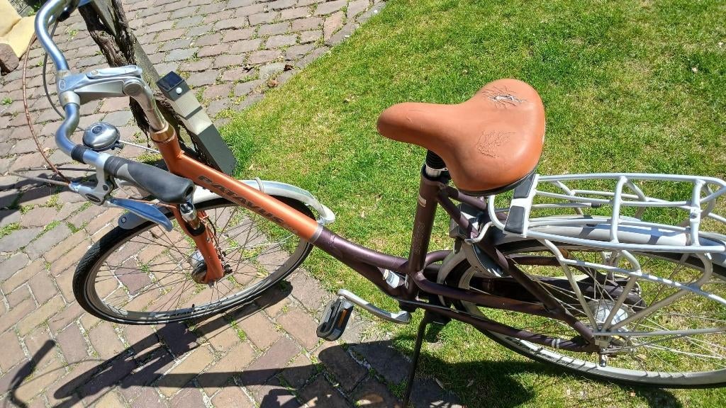 damesfiets, Ophalen, Gebruikt, Trommelrem, Batavus
