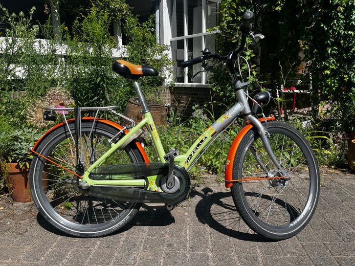 Gazelle kinderfiets 24 inch - gebruitk, in goede staat, Fietsen en Brommers, Fietsen | Meisjes, Gebruikt, 24 inch, Handrem, Velgrem