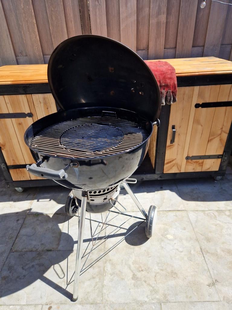 Weber Master-Touch GBS BBQ, exc rotisserie en accessoires, Ophalen, Gebruikt, Weber, Met accessoires