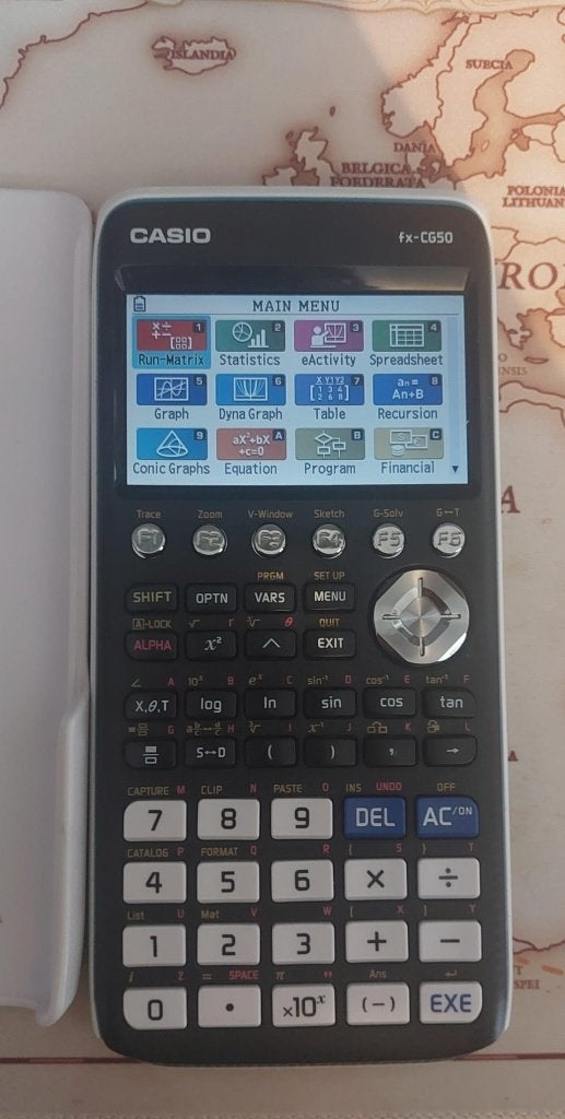Casio fx-CG50 Grafische Rekenmachine, Ophalen of Verzenden, Grafische rekenmachine, Gebruikt