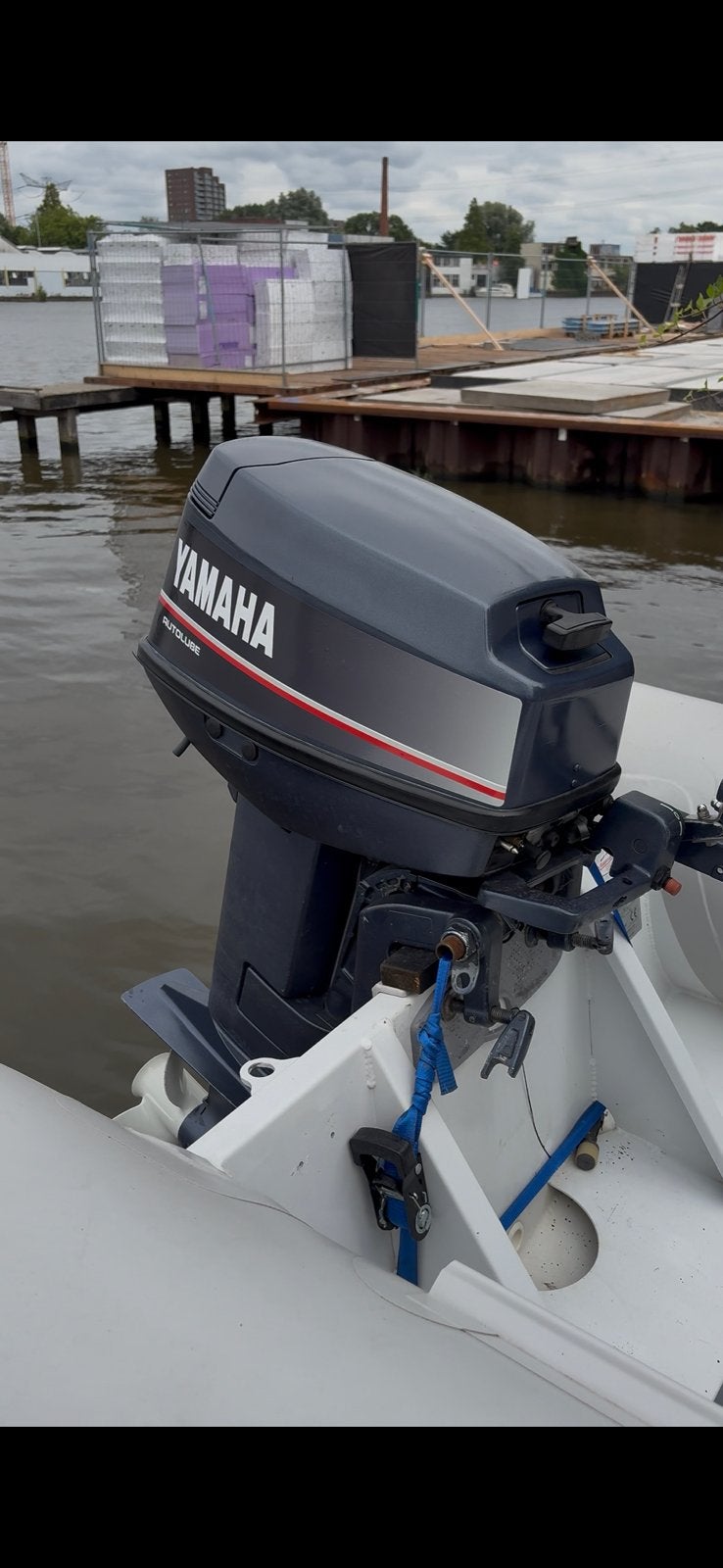 25 pk yamaha autolube kortstaart, Ophalen, 10 tot 30 pk, Zo goed als nieuw, Buitenboordmotor