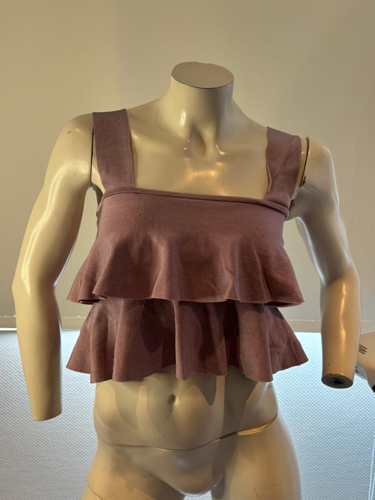 Zara top maat s, Kleding | Dames, Tops, ., Paars, Ophalen of Verzenden, Zo goed als nieuw