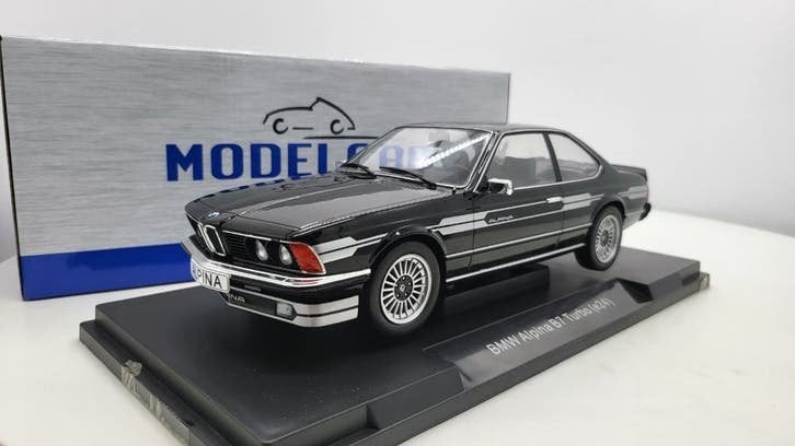 BMW Alpina B7 Turbo E24 6 serie Coupe Zwart 1980, Hobby en Vrije tijd, Overige merken, Overige merken, Auto, Nieuw