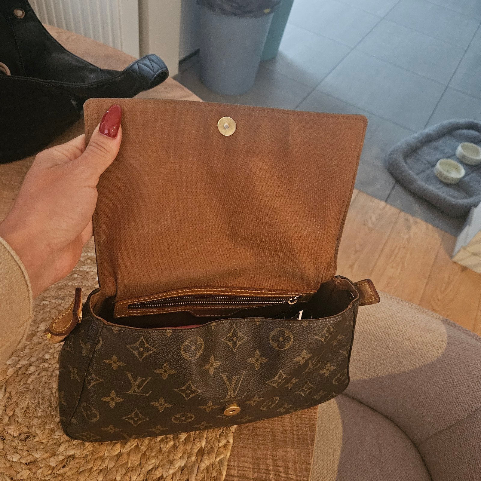 LV Looping, Ophalen of Verzenden, Bruin, Handtas