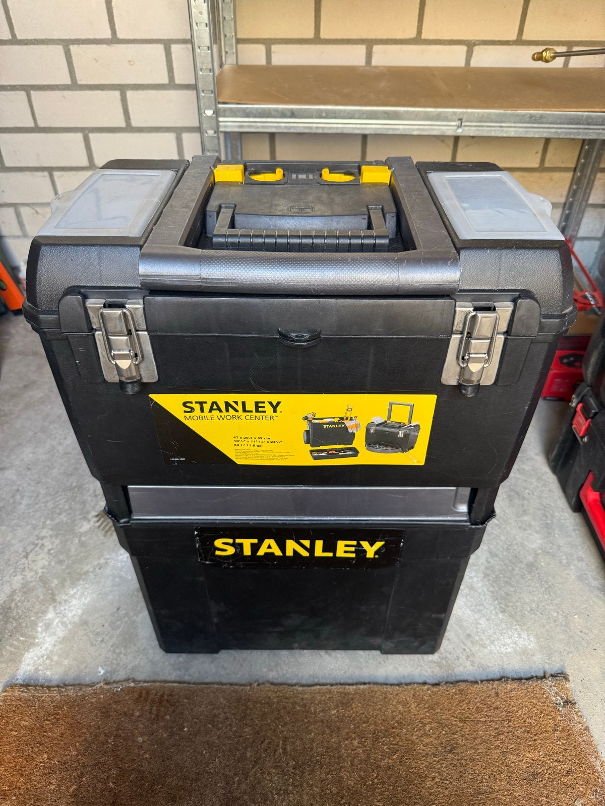Stanley Mobiel Werkcentrum Gereedschapskist op Wielen, Ophalen, Gebruikt