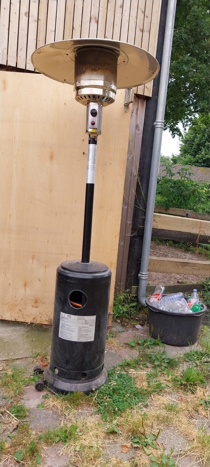 Eurom THG 12000 Gas Terrasstraler met wielen, Tuin en Terras, Ophalen, Gebruikt, Gas, Vloer