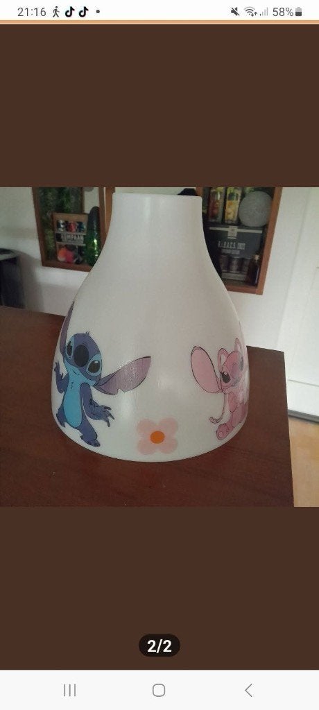 Hanglamp Lilo and Stitch 28 cm Plastic, Ophalen of Verzenden, Nieuw, Lamp