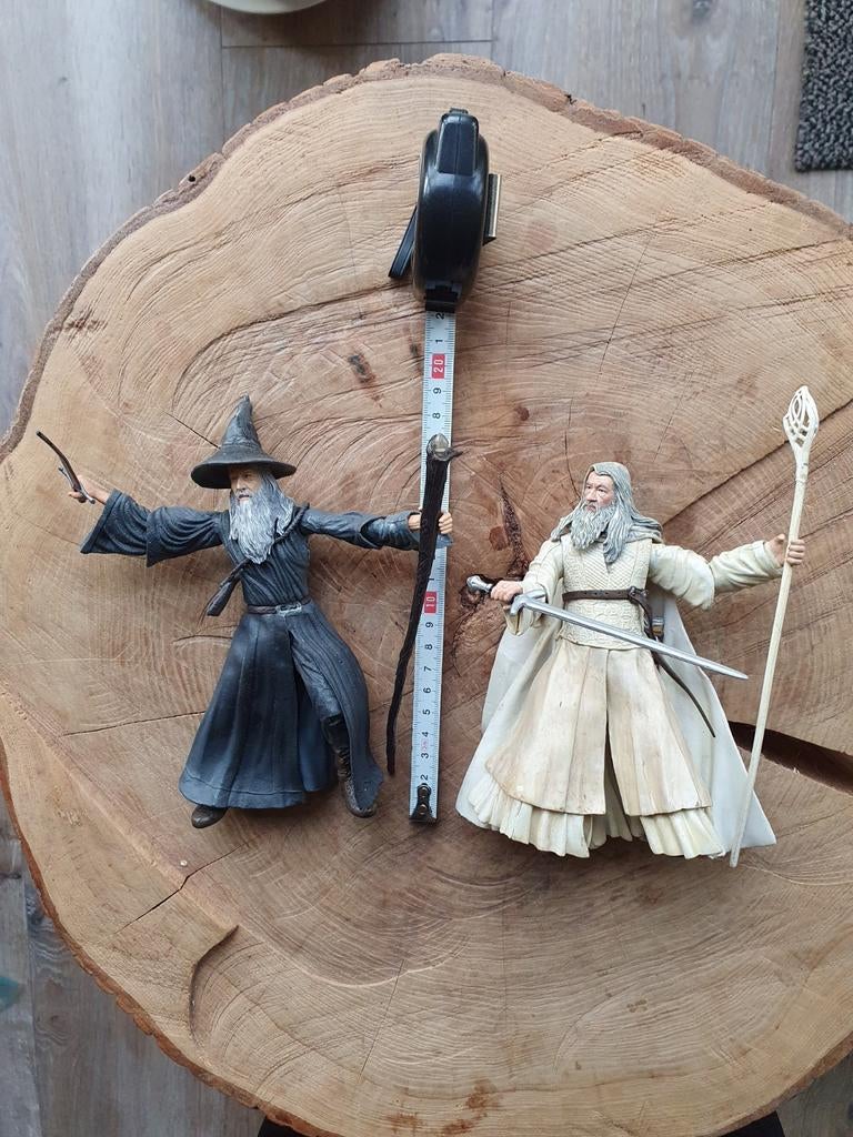 Toy Biz LotR - Gandalf the Grey - Gandalf the white, Ophalen of Verzenden, Actiefiguurtje