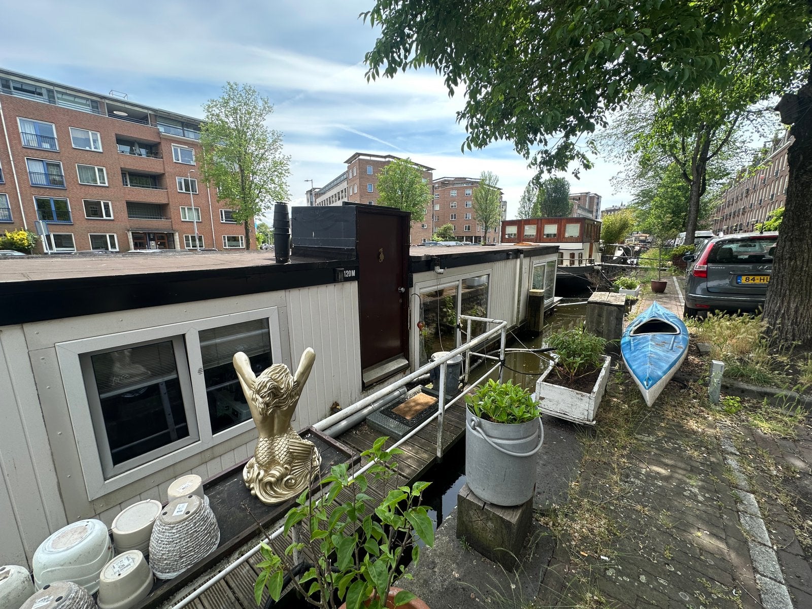 Gratis af te halen: Woonark ‘De Piet Heyn’ (18 x 3,5 meter), Amsterdam