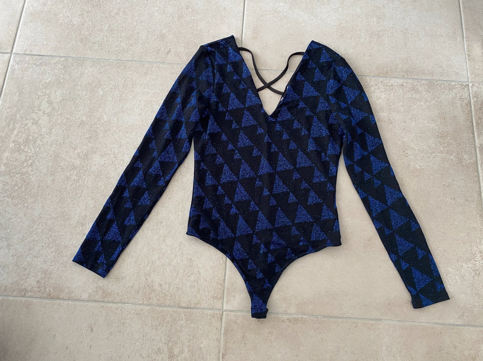 Coolcat jumpsuit met blauwe print, maat M, Ophalen of Verzenden, Zo goed als nieuw, Maat 38/40 (M), Blauw